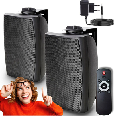 Kolonë murale DNA ISM 1, 15W RMS, Bluetooth USB SD, e zezë