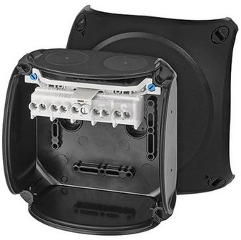 Kuti degëzuese Hensel KX 0606 C, IP66, e zezë