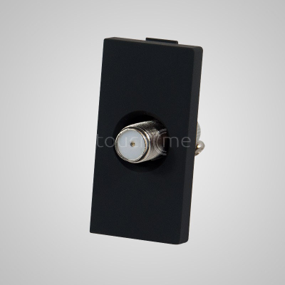 Prizë SAT antene TouchMe Module 1/2 TM905B, modul murale, e zezë