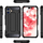Këllëf Hybrid Armor për iPhone 16 Plus, kundra goditjeve, i zi