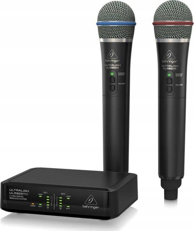 Sistem mikrofoni wireless Behringer Ultralink ULM302Mic, 2 kanale, 2.4 GHz, i zi