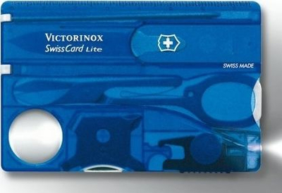 Mjete shumëpunëshe Victorinox SwissCard Classic, blu
