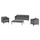 Set kopshti lounge 4-pjesësh Larry (HM6188.01), gri