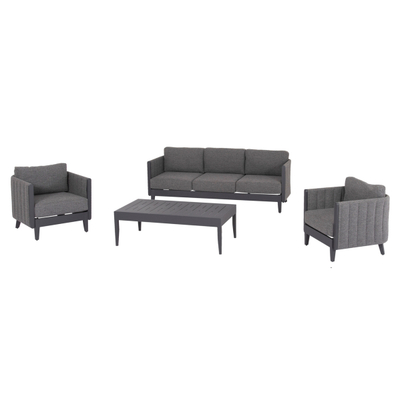 Set kopshti lounge 4-pjesësh Larry (HM6188.01), gri