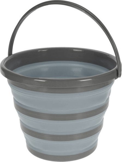Kovë e palosshme Ultra Clean, silikon, 10L, gri
