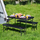 Tavolinë kampingu Coleman Pack Away Table for 4, palosëse, me 2 stola, gri