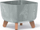 Vazo lulesh Prosperplast Gracia Square, 24cm, efekt betoni, gri