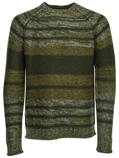 Triko Only & Sons Callen 3 Reg Forest, i gjelbër L