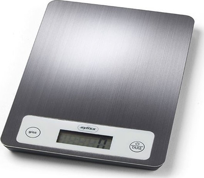 Peshore kuzhine Zyliss elektronike me ekran LCD, dixhitale, deri 5 kg, inoks argjendtë