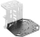 Универзална монтажна плочка MOZA Universal Mounting Plate, за менувач и рачна сопирачка, челик, црна