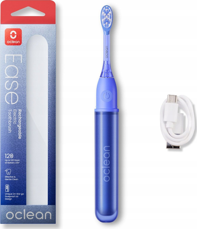 Furçë dhëmbësh sonike Oclean Ease, timer 2 min, 2 mënyra pune, blu