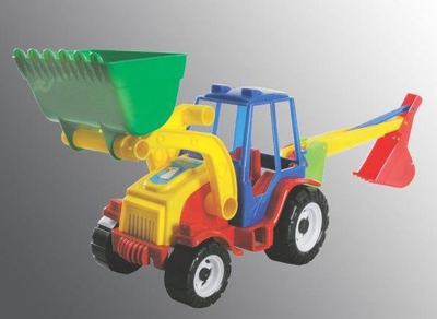 Lodër buldozer Choiński Master Bulldozer CHOIŃ 145, plastikë e fortë, për fëmijë
