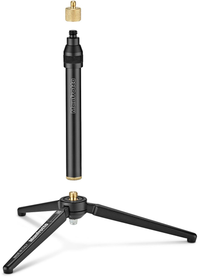 Мини статив Manfrotto VR MKPROVR, алуминиум, капацитет 2 kg, црн