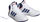 Atlete basketbolli Adidas Hoops Mid 3.0 K GZ9647, për kalamaj, të larta, të bardha me bleu