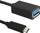 Kabllo USB Qoltec USB-A - USB-C 0.5 m, e zezë (50486)