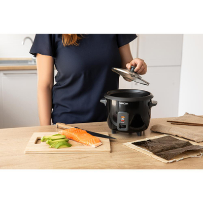 Tenxhere speciale për gatimin e orizit Sencor SRM 0601BK,  0,6l e zezë