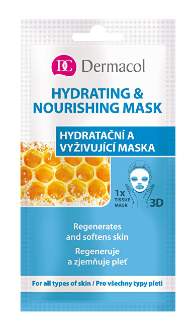 Mask për hidratim të lëkurës Dermacol, 1 copë