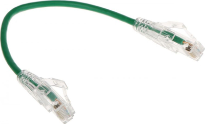 Kabllo rrjeti UTP Gembird Patchcord RJ45 Cat 6 THIN, 0.2m, e gjelbër