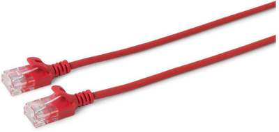 Kabllo rrjeti MicroConnect V-UTP601R-SLIM, Cat6, 1m, e kuqe