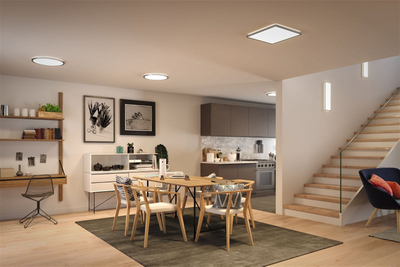 Panel tavanor LED Paulmann Atria Shine 3-step, 42cm, dritë e bardhë, krom