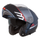 Kaskë moto CASSIDA Modulo 2.1 Compass 2026, flip up, Pinlock ready, blu mat perlë e zezë argjendtë e kuqe