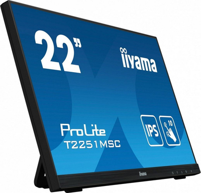 Monitor Iiyama ProLite T2251MSC-B1, Full HD, 22", i zi