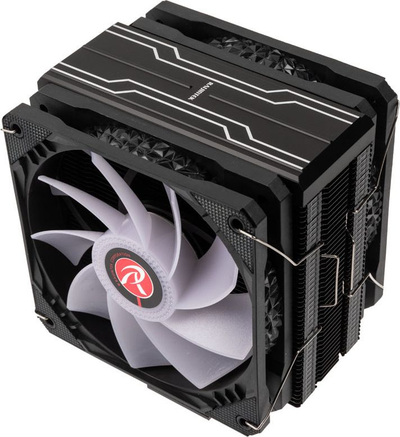 Ftohës procesori Raijintek ELEOS 12 DUO RBW, 2x 120mm, ARGB, i zi