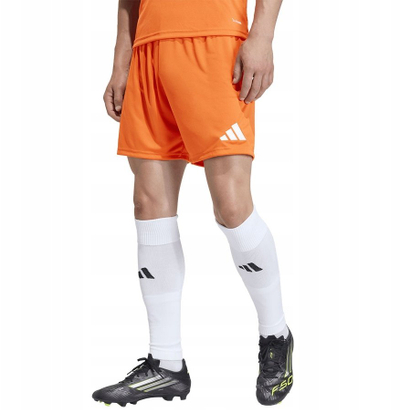 Shorce për meshkuj adidas Entrada 26 JZ2512, teknologji Climacool, poliester i ricikluar, portokalli