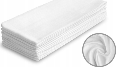 Pelena tekstile Sensillo Tetra LUX Comfort 70x80, paketim 10 copë, të bardha