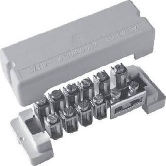 Shirit barazimi potenciali Ergom R33RA-04040100101, 10 pika lidhjeje, 10x4-35mm², gri