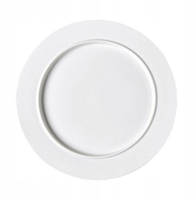 Pjatë e sheshtë RAK Nordic, porcelan, 24 cm, e bardhë