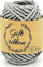 Rrip letre dekorativ Gift Ribbon, 10m, 2mm, gri