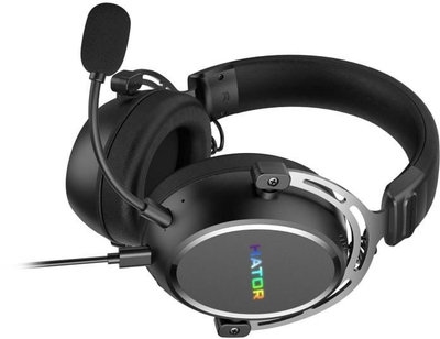 Kufje gaming Hator Hypergang 3, USB, me mikrofon, të zeza
