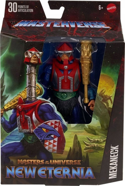 Figurinë aksion Masters of the Universe Masterverse New Eternia Mekaneck, 7\", për koleksion, shumë e lëvizshme