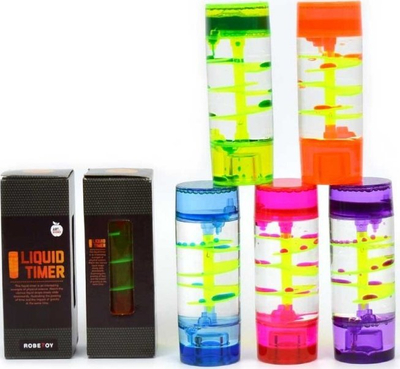 Lodër sensoriale Liquid Timer, orë numërimi mbrapsht, efekte relaksuese, shumëngjyrëshe