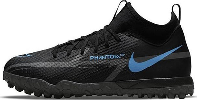 Atlete futbolli për fëmijë Nike r. Phantom GT2 Academy Dynamic Fit TF, nr. 37.5, të zeza/kaltra