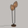 Lampë dyshemeje Atmosphera Olme, metal, 143cm, bezhë