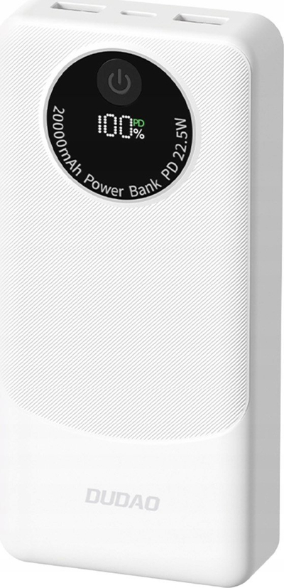 Power bank Dudao K12, 20000mAh, 22.5W, i zi