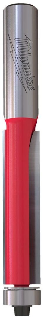 Freza rrafshuese Milwaukee Flush Trim, 12 mm, për dru, e kuqe