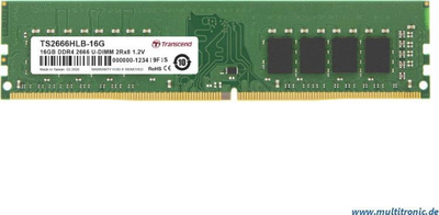 Memorie RAM Transcend DDR4, 16GB, 2666MHz, DIMM 288-pin