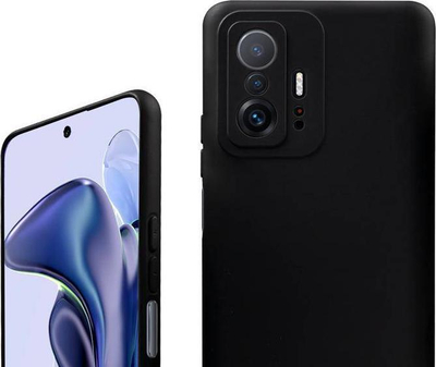 Mbulesë telefoni Crong Color Cover, Xiaomi 11T 5G, silikon, e zezë