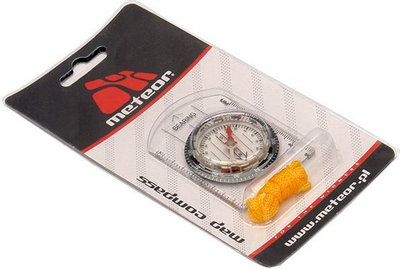 Busull orientimi Meteor Compass 71011, me vizore, transparente