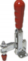 Kapëse vertikale Piher Quick Toggle Clamp 201U M5, metal, dorezë e kuqe