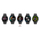 Smartwatch Giewont GW450-1, ekran me ngjyra, rrip silikoni, i zi