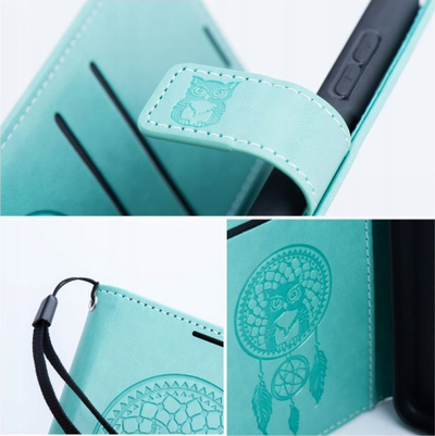 Këllëf telefoni Mezzo Book për Xiaomi Redmi Note 13 Pro 4G, me portofol, jeshil