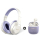 Kufje Bluetooth Guess GUOBPV21J14PBCEU, on ear edhe TWS, pa tel, lejla me të bardhë