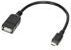 Kabllo USB LogiLink, microUSB - USB-A, 0.2m, e zezë