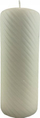 Qiri dekorativ Hartman Caroline, cilindër 17.5 cm, sipërfaqe mate, ngjyrë krem