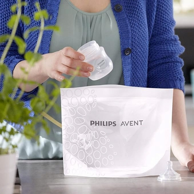 Qese për sterilizim në mikrovalë Philips Avent SCF297/05, set me 5 copë, të ripërdorshme
