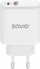 Karikues rrjeti Savio LA-06, 2x USB 30W, Quick Charge 3.0 PD 3.0, i bardhë